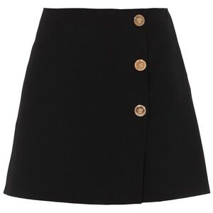 Versace Button Front Mini Skirt Size 2